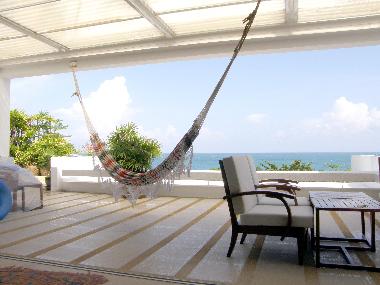 View of verandah from living room.