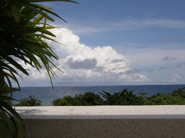 View of Andaman Sea from hammock.