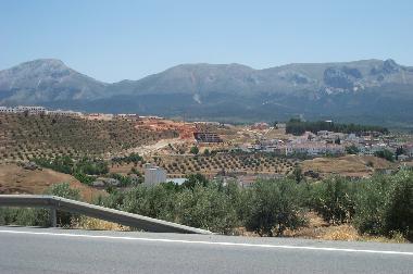 View of Local mountain Range