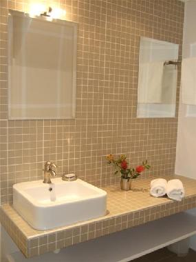 Spacious, functional, beautiful bathrooms!