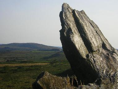 Granite boulder,  Monts d