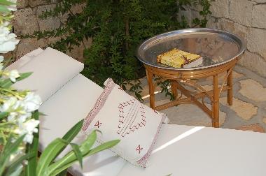 Chilling out area in the garden