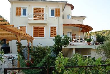 rear view of the villa