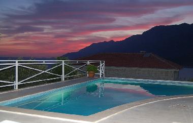 Sunset view from the pool  terrace