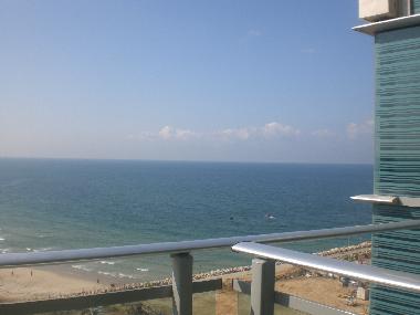 sea view from balcony apart hotel herzliya Israel rent let