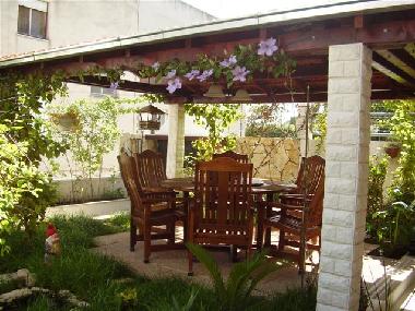 Sitting area, BBQ in garden
