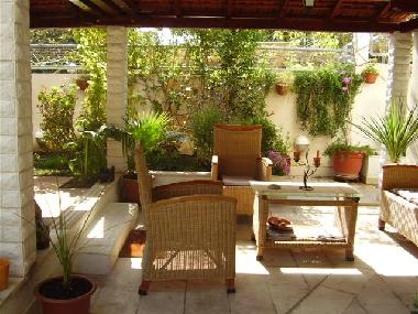 Sitting area in the garden