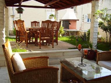 Sitting area in the garden