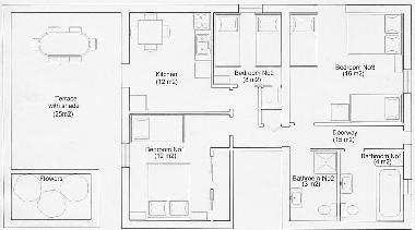 Map of apartment "Ana"