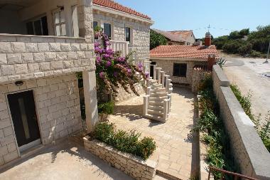 The yard of the Villa