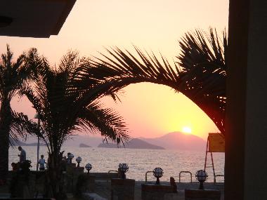 Sunset from the balcony