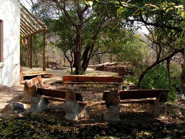 Braai (grill) area and back deck