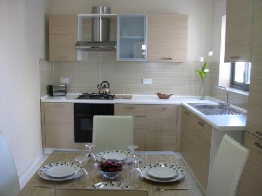 Fully equipped modern kitchen
