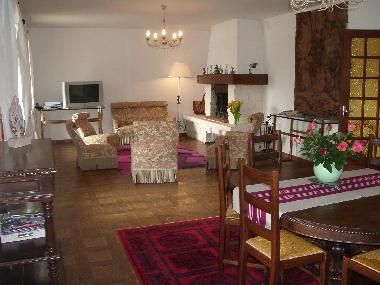 Large Lounge : TV and Chimney