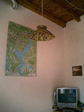 Living area with tv sat