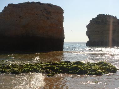 beach in ferragudo