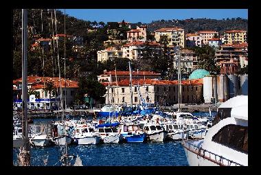 The little harbour in Imperia-Porto Maurizio