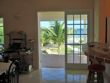 living, breakfast towards porch
