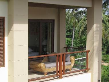 Relax on day-bed on the terrace