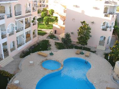 Adjacent pool to apartment.There are a choice of 5 pools