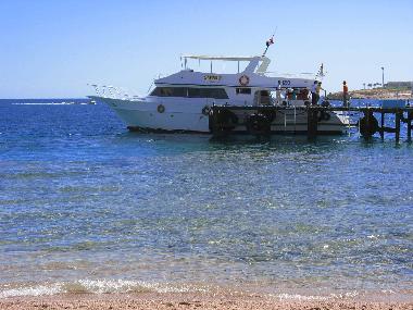 Pleasure boat at Sharks Bay ,Sharm el Sheikh