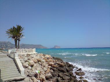 Calpe in the background