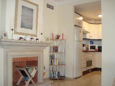 Inside view to kitchen