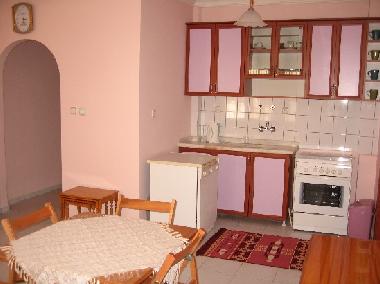 living room and kitchenette