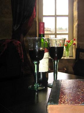 Relax with a glass of Red after a day of sightseeing...