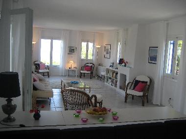 Living Room Seen from Dining Area.