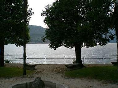 Public garden in front of tha house