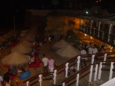 Beach bar at 2 am in July