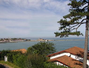 Sight on the fort of Socoa