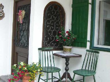 Ground floor apartment entrance door