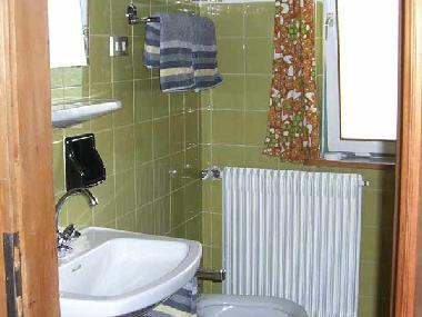 Ground floor apartment bathroom