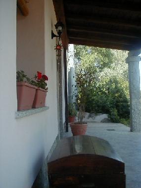 The apartment entrance..