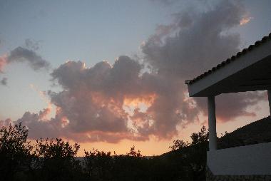 Sunset from the Garden