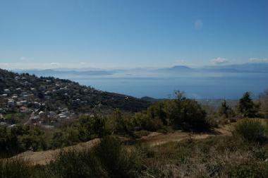 The view from Aghios Georgios village