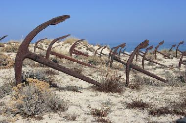 Anchor Graveyard on Tavira Island