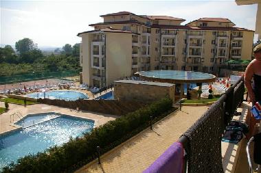 Double Balcony view to the Pool bar and Restaurant