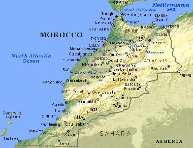 Morocco is the most north westerly country in Africa