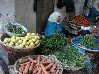 Typical Moroccan produce