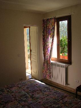 Doublebed-room with view.