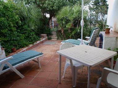 equipped open terrace