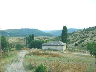 View into Greece from house