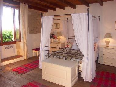 King sized master bedroom