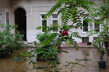 Building courtyard