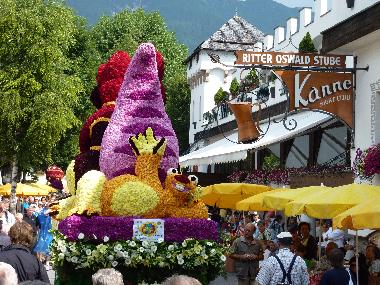 Flower parade in Seefeld