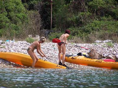 Excursions with our sea kajaks or fun boats 