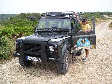 You can also discover the island with us and our Landrover